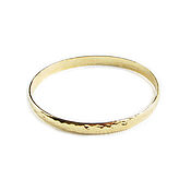Украшения handmade. Livemaster - original item Solid gold bracelet, textured bracelet, beautiful bracelet. Handmade.