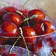 Order Oil painting on canvas 'Ripe cherry'. Artist Iuliia Kravchenko (realism-painting). Livemaster. . Pictures Фото №3