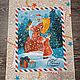 Кухонное полотенце "Винтажный новый год". Полотенца. DolesMade (Олеся). Ярмарка Мастеров.  Фото №4