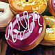  Funny donuts. Original. Pictures. Valeria Akulova ART. My Livemaster. Фото №6