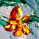 Oil painting miniature iris. Pictures. Zabaikalie. My Livemaster. Фото №5