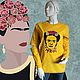 Sweatshirt with embroidery 'Frida', Sweaters, Moscow,  Фото №1