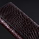 Ключница из кожи крокодила IMA0259VK5. Ключницы. CrocShop товары из экзотической кожи. Ярмарка Мастеров.  Фото №7