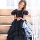 Dress for girl Black swan. Dresses. Shanetka. My Livemaster. Фото №6