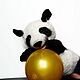 Oso Panda guante de juguete para teatro de marionetas. Puppet show. AnzhWoolToy (AnzhelikaK). Интернет-магазин Ярмарка Мастеров.  Фото №2
