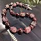 Beads for women of natural stones garnet almandine, Beads2, Moscow,  Фото №1