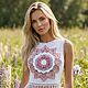 Вязаный крючком костюм: топ + юбка в стиле romantic boho couture. Костюмы. Handmade With Love Co. Ярмарка Мастеров.  Фото №6