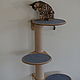 Post-scratching post with shelves 'Katie-3', Scratching Post, Pleasant,  Фото №1