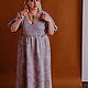 Silk and merino dress. Nuno-felted. Dresses. Nataly Kara - одежда из тонкого войлока. My Livemaster. Фото №5