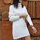 Dress white knitted. Dresses. CUTE-KNIT by Nata Onipchenko. Online shopping on My Livemaster.  Фото №2