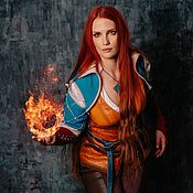 Субкультуры handmade. Livemaster - original item Triss Merigold Costume (Witcher 3: Wild Hunt). Handmade.