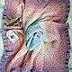 Knitted blanket 'Chrysanthemum' wool blend. Blankets. Makushka_knits. My Livemaster. Фото №4