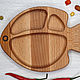Тарелка из бука рыбка, Детская посуда, Санкт-Петербург,  Фото №1