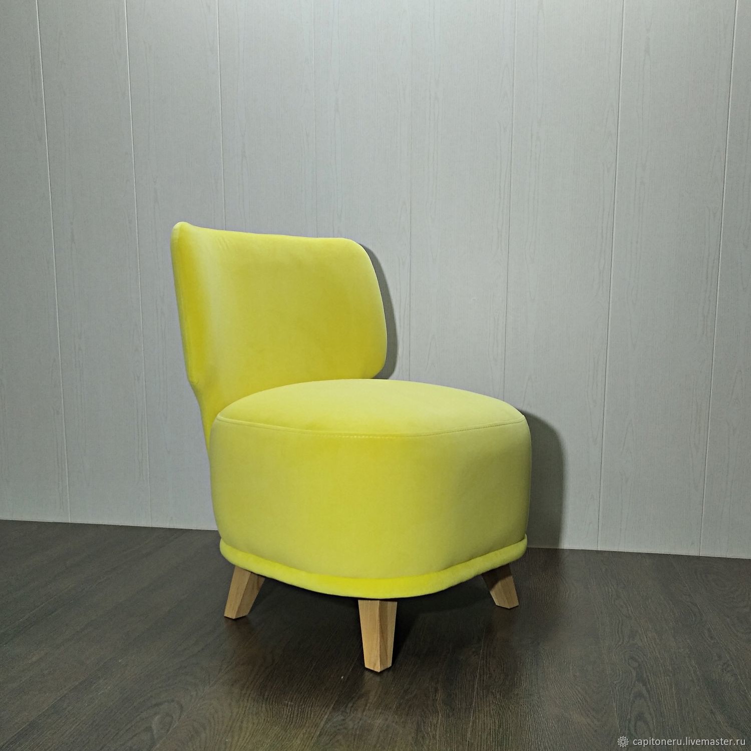 Кресло Velvet Ardmore Chair Yellow