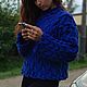 Sweater cornflower, cotton. Sweaters. PeeKaBoo knitwear. Online shopping on My Livemaster.  Фото №2