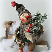 Куклы и игрушки handmade. Livemaster - original item Snowman Mike. Handmade.