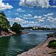  пейзаж с рекой, Картины, Омск,  Фото №1