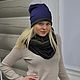 Order A set of knitted cap, beanie and Snood. Olga Lado. Livemaster. . Headwear Sets Фото №3