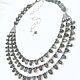 Necklace 'Lunar rain' 3 strands of LABRADORITE beads. Necklace. Dorida's Gems (Dorida-s-gems). My Livemaster. Фото №5