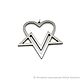 Подвеска металлическая HIM Join Me. Подвеска. Metal Souvenir (suver). Ярмарка Мастеров.  Фото №5
