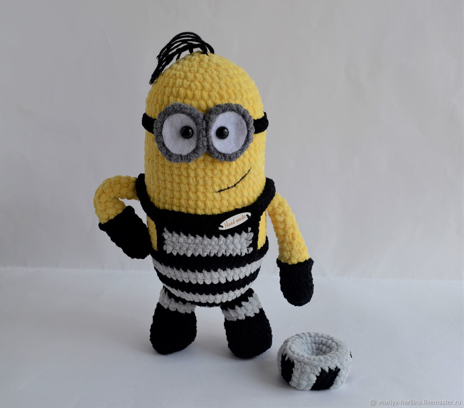 Мастер-класс _МОЧАЛКА - ИГРУШКА КРЮЧКОМ _МИНЬОН_ __ Master class _crochet Washcloth, Minion_.mp4