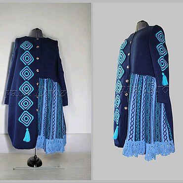 Одежда ручной работы. Ярмарка Мастеров - ручная работа Пальто вязаное. Handmade.