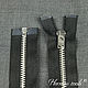 Молния YKK 40 см. Никель. Тесьма черная. Тип 3. Разъемная. Молнии. Hermes tools - товары для кожевников. Интернет-магазин Ярмарка Мастеров.  Фото №2