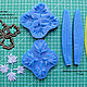 'Petals and cornflower leaf' weiners and cutters. Molds for making flowers. Mozza-Flowers. Online shopping on My Livemaster.  Фото №2