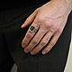 Кольцо Rose Brass Insert Signet Ring. Перстень. The Vale of Tears. Ярмарка Мастеров.  Фото №7
