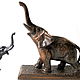 Collectible Figurine Elephant Vintage Style as Kasli Cast Iron, Vintage statuettes, Moscow,  Фото №1