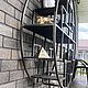 Круглый стеллаж в стиле лофт. Стеллажи. Артур Шаумян (style-loft). Ярмарка Мастеров.  Фото №4