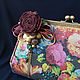 Summer handbag made of leather with a clasp Lady rose. Clasp Bag. Elena Bags. My Livemaster. Фото №6
