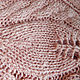 Вязаный плед "Розовый зефир". Пледы. СаннИ (sanni-knitting). Ярмарка Мастеров.  Фото №4