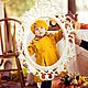 Yellow coat beret, Childrens outerwears, Voskresensk,  Фото №1