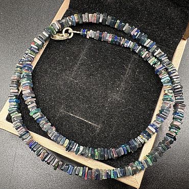 Украшения ручной работы. Ярмарка Мастеров - ручная работа Колье из опала. Handmade.