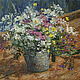 Order Bouquet in a jug. oil on canvas. Tatiana Chepkasova. Livemaster. . Pictures Фото №3