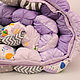 Bombon blanket ' Lavender dreams'. Blanket. dollssettoys. Online shopping on My Livemaster.  Фото №2