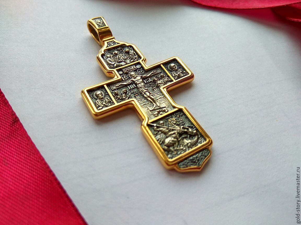 Фото крестиков из золота мужские православные