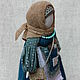 Народная кукла Успешница (бирюзовый, серый, бежевый), Народная кукла, Брянск,  Фото №1