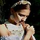 Колье вышитое бисером и Сваровски "Кружево". Колье. Анна Ежова (anna-ejova). Ярмарка Мастеров.  Фото №6