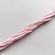 Chenille Spain, pink color, 3 mm.,1 meter, Raffia, Moscow,  Фото №1