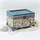 Tea box with glass 'Spring', Box, Moscow,  Фото №1