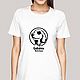 Женская футболка: Пиратский ретривер, Футболки, Лесной,  Фото №1