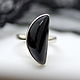 Order Ring with onyx 'Black month', silver. EdGems jewerly. Livemaster. . Rings Фото №3