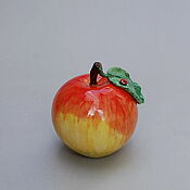 Для дома и интерьера handmade. Livemaster - original item Figurines: Apple porcelain. Handmade.
