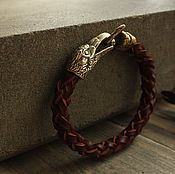 Украшения handmade. Livemaster - original item Leather bracelet - 