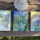 Oil painting 'Lilies of the Valley', 24-18 cm. Pictures. Zhanne Shepetova. My Livemaster. Фото №4