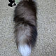 Chic colas chernoburoj zorro. De piel accesorios. Fur. Mishan (mishan). Ярмарка Мастеров.  Фото №5