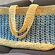 Заказать Сумка из рафии шопер RESORT. Iri-crochet. Ярмарка Мастеров. . Сумка-шоппер Фото №3