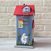 Для дома и интерьера handmade. Livemaster - original item Tea House, Moomin House, Tea Storage, Moomin Trolls, Gift. Handmade.